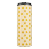 Cute Suns Pattern – Whimsical Sunny Sky Design Thermosbeker (Achterkant)