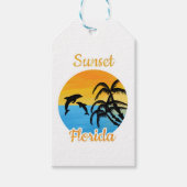 Cute Sunset in Florida Cadeaulabel (Voorkant)