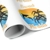 Cute Sunset in Florida Cadeaupapier (Rol Hoek)