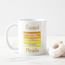 Cute Sunset in Florida Coffee Mok