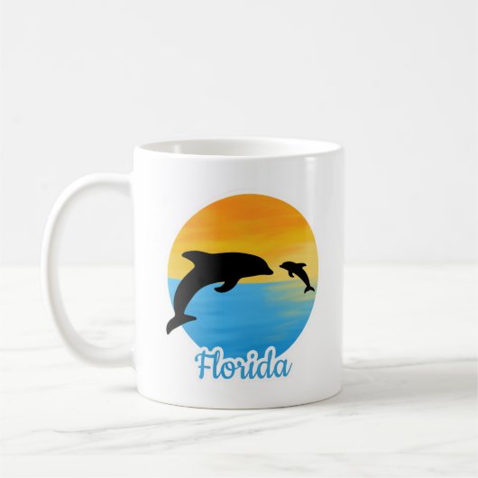 Cute Sunset in Florida Coffee Mok (Links)