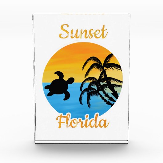 Cute Sunset in Florida Fotoblokken (Voorkant)