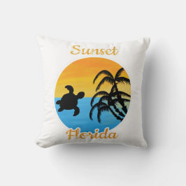 Cute Sunset in Florida Kussen