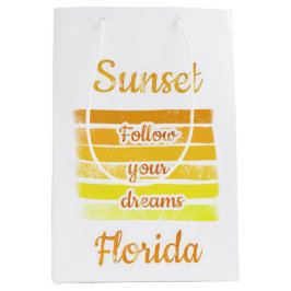 Cute Sunset in Florida Medium Cadeauzakje