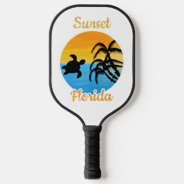 Cute Sunset in Florida Pickleball Paddle