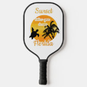 Cute Sunset in Florida Pickleball Paddle (Achterkant)