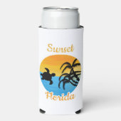 Cute Sunset in Florida Seltzer Blikjeskoeler (Seltzer Voorkant)