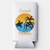 Cute Sunset in Florida Seltzer Blikjeskoeler (Achterkant)