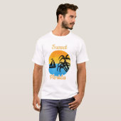 Cute Sunset in Florida T-Shirt (Voorkant volledig)