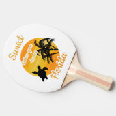 Cute Sunset in Florida Tafeltennisbatje (Zijkant)