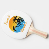 Cute Sunset in Florida Tafeltennisbatje (Zijkant)
