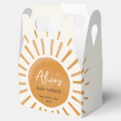 Cute Sunshine Boho Baby Shower Bedankdoosjes (Geopend)