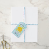 Cute Sunshine Happy Birthday Cadeaulabel (Met Touw)