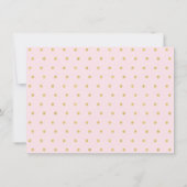 Cute Sunshine Pink & Gold Birthday Hartelijk dank Bedankkaart (Achterkant)