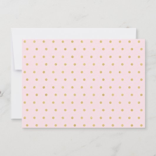 Cute Sunshine Pink & Gold Birthday Hartelijk dank Bedankkaart (Achterkant)