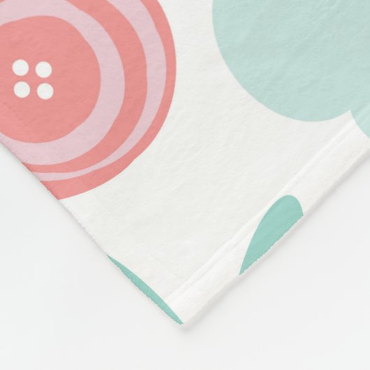 Cute Sunshine Rainbow Floral Summer Fleece Deken (Hoek)