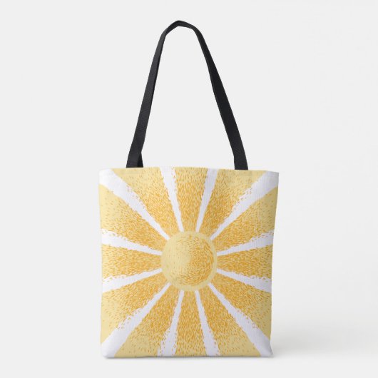 Cute sunshine tote bag (Achterkant)
