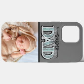 Cute Super Dad Vaderdag New Father Baby Foto Case-Mate iPhone Case (Achterkant (horizontaal))