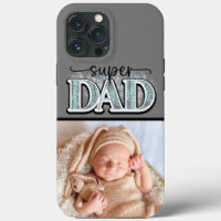 Cute Super Dad Vaderdag New Father Baby Foto