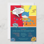 Cute super held Comic book genaamd Children's Kaart (Voorkant)