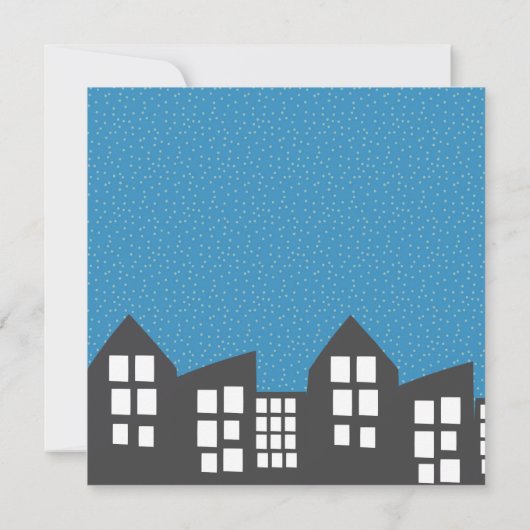 Cute Super held strip Kinder uitnodiging (Achterkant)