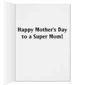 Cute Super Mam Moederdag (Binnen (Rechts))