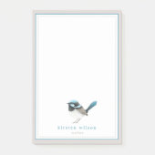 Cute Superb Fairy Wren - Persoonlijk Post-it® Notes (Voorkant)