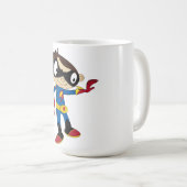 Cute Superheld Boy Koffiemok (Voorkant rechts)