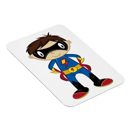 Cute Superheld Boy Magneet (Rechterzijde)