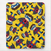 Cute Superheld Boy Pattern Muismat (Voorkant)