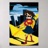 Cute Superheld Poster (Voorkant)