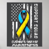 Cute Support Disease s Squad Awareness Cushing Poster (Voorkant)