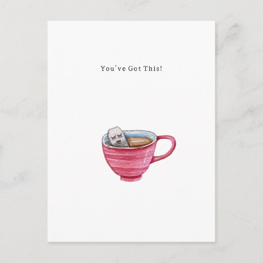 Cute Support Encouragement You've Got This Card. Briefkaart (Voorkant)