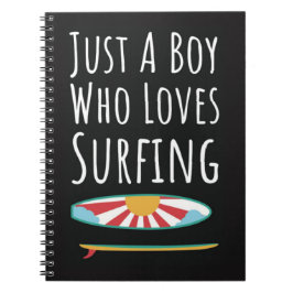 Cute surf-cadeaus voor babyjongens surferkinderen notitieboek