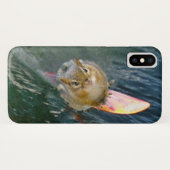 Cute Surfing Chipmunk Case-Mate iPhone Case (Achterkant (horizontaal))