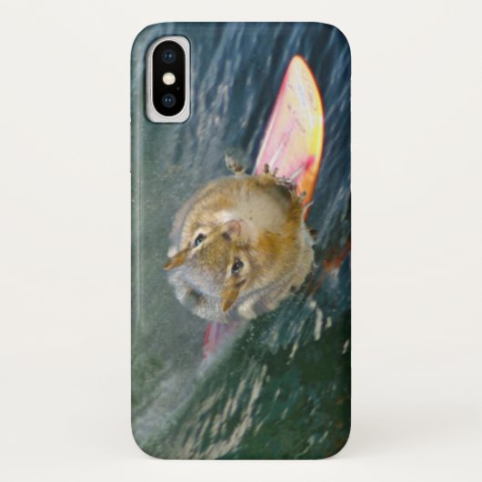 Cute Surfing Chipmunk Case-Mate iPhone Case (Achterkant)