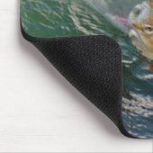Cute Surfing Chipmunk Muismat (Hoek)
