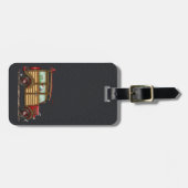 Cute Surfing Woody Bagagelabel (Voorkant horizontaal)