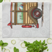 Cute Surfing Woody Theedoek (Gevouwen)