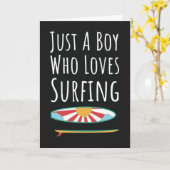 Cute Surfkaarten Voor Baby Jongens Surfer Kids Oce Kaart (Gele Bloem)