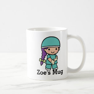 Cute Surgeon in Scrubs Koffiemok