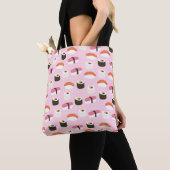 Cute Sushi Canvas tas (Dichtbij)
