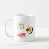 Cute Sushi Cat Koffiemok (Links)