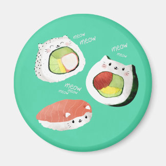 Cute Sushi Cat Magneet