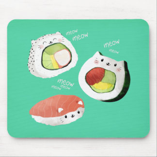 Cute Sushi Cat Muismat