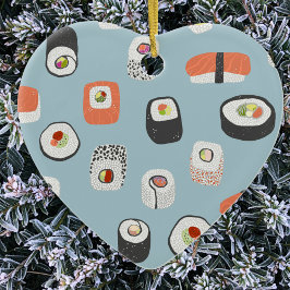 Cute Sushi Ceramic Ornament