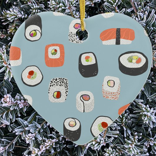 Cute Sushi Ceramic Ornament
