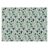 Cute Sushi Characters | Kawaii Sushi Patterned Tafelkleed (Voorkant (Horizontaal))