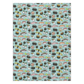 Cute Sushi Characters | Kawaii Sushi Patterned Tafelkleed (Voorkant)