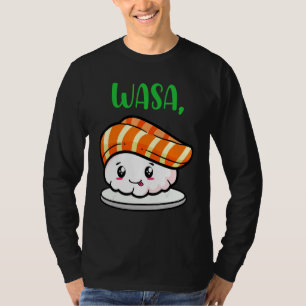 Cute Sushi Couple Apparel Funny Wasa Bae T-shirt